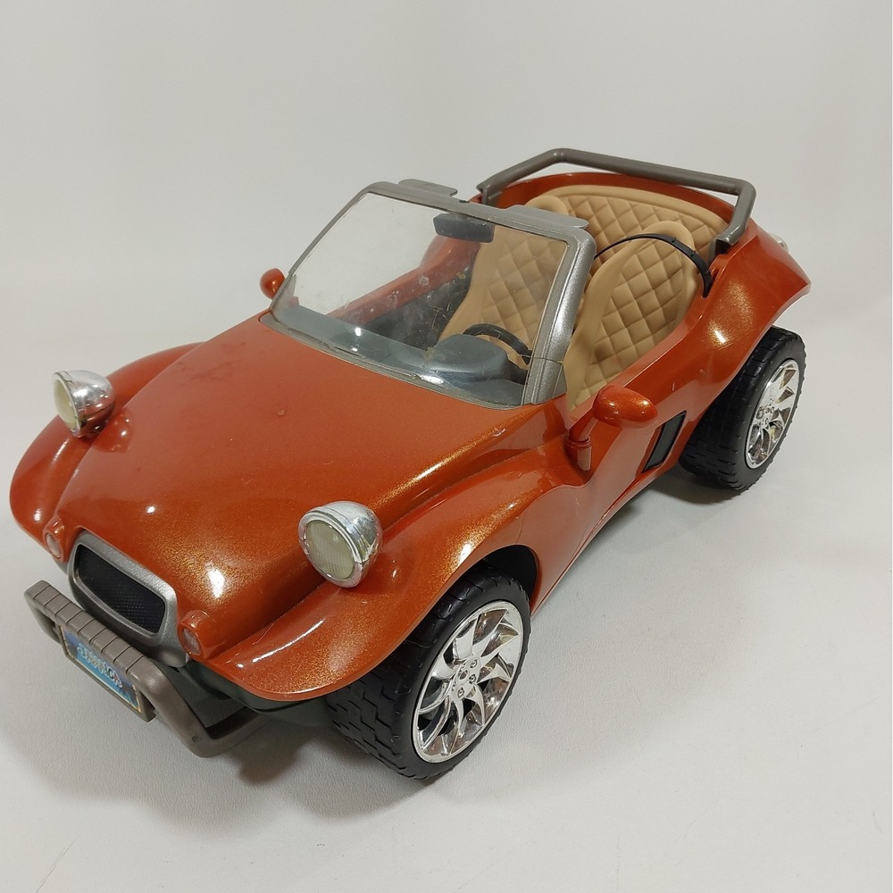 Mattel Barbie My Scene Jammin' In Jamaica Orange Beach Ride Dune Buggy Car 2003